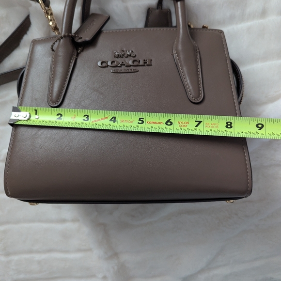 Coach Andrea Carryall Small Mini Bag In Dark Stone *** Read Description Flaw *** - Picture 13 of 14